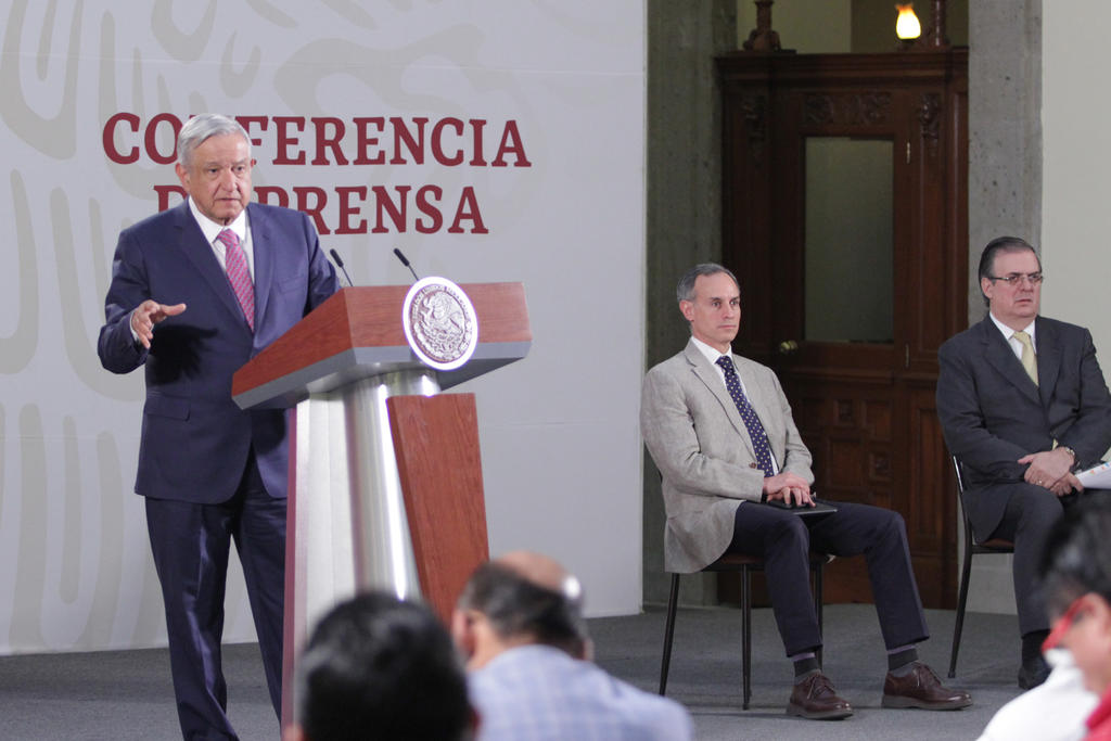 López Obrador reafirmó su llamado a empresarios y comerciantes del país a actuar con responsabilidad y que ayuden al gobierno a enfrentar la crisis. (NOTIMEX)