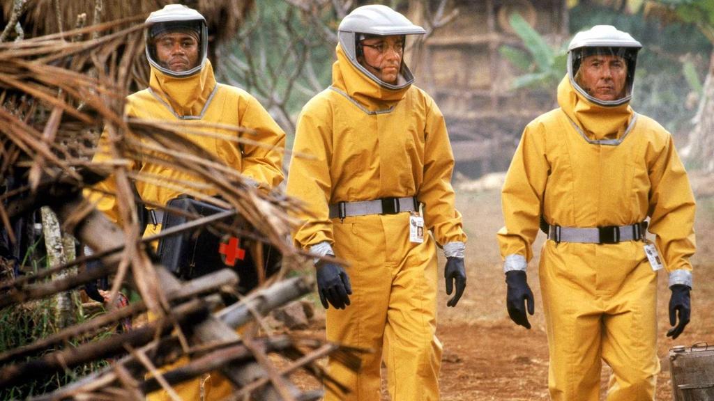 'Outbreak' (Epidemia, 1995) Un virus mortal con fiebre hemorrágica amenaza al mundo y obliga a tomar medidas de contención extremas. (ESPECIAL)