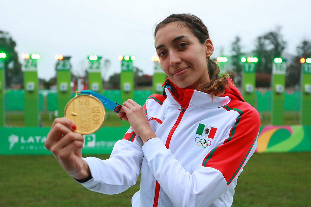 La medallista en Lima 2019 fue la única integrante del equipo de pentatlón concentrado en Barcelona en dar positivo por COVID-19. (ARCHIVO) 