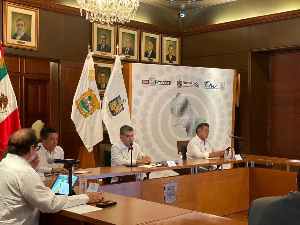 La reunión se realizó en el Palacio de Gobierno de Coahuila