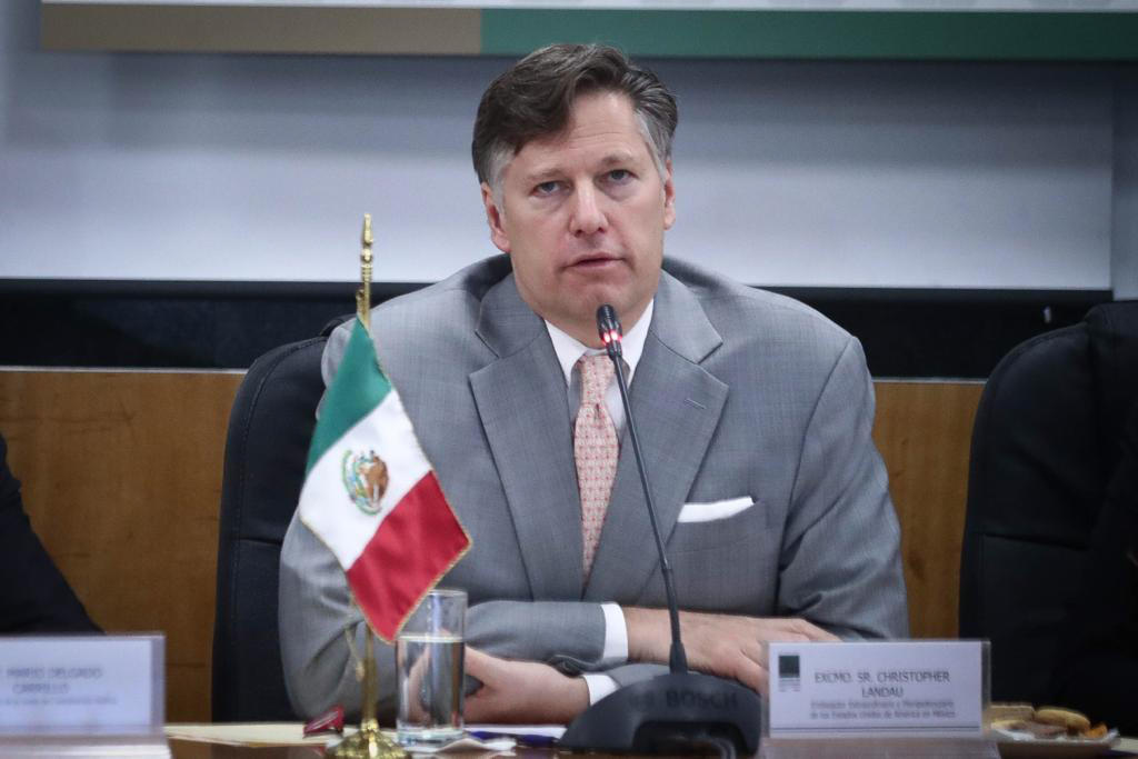 Christoper Landau, embajador de los Estados Unidos en México, subió un video a sus redes sociales en donde pide a turistas estadounidenses en México, y en todo el mundo, regresar a su país, en el contexto de la pandemia por el coronavirus.
(ARCHIVO)