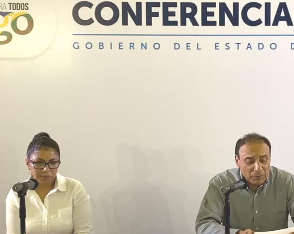 Sergio González Romero, titular de la Secretaría de Salud en Durango. (CAPTURA DE VIDEO)