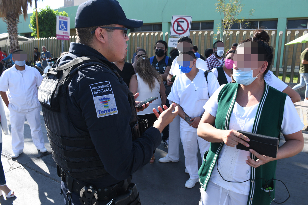 El personal de Enfermería protestó el pasado lunes por falta de insumos para sus actividades. (EL SIGLO DE TORREÓN)