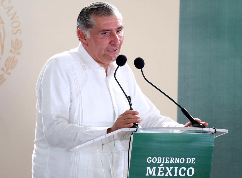 Adán Augusto López, gobernador de Tabasco, ha sido confirmado como positivo en la prueba de COVID-19. (ARCHIVO)