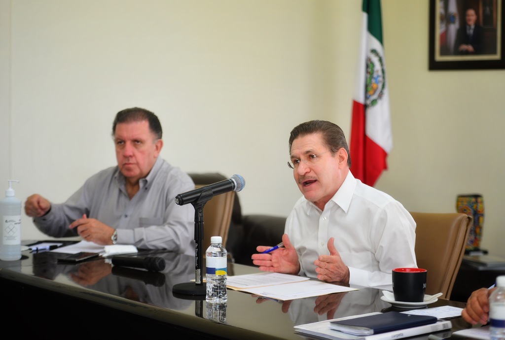 Ayer se llevó a cabo una videoconferencia entre el gobernador de Durango y empresarios de la Comarca Lagunera. (EL SIGLO DE TORREÓN) 
