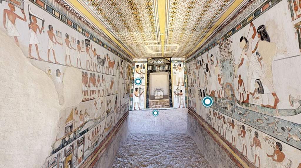 Pasear entre los pasadizos de algunas de las tumbas de los faraones del Antiguo Egipto ya es posible, después de que Egipto haya lanzado hoy una iniciativa para abrir sepulcros de manera virtual y así animar a que la gente se quede en casa durante la crisis del coronavirus. (ESPECIAL)