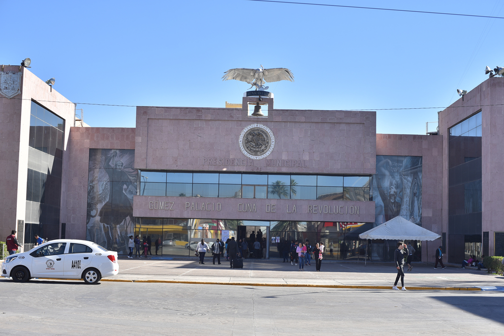 Durante la Semana Santa suspenderán sus labores la mayoría de las oficinas municipales del Ayuntamiento de Gómez Palacio. (EL SIGLO DE TORREÓN)