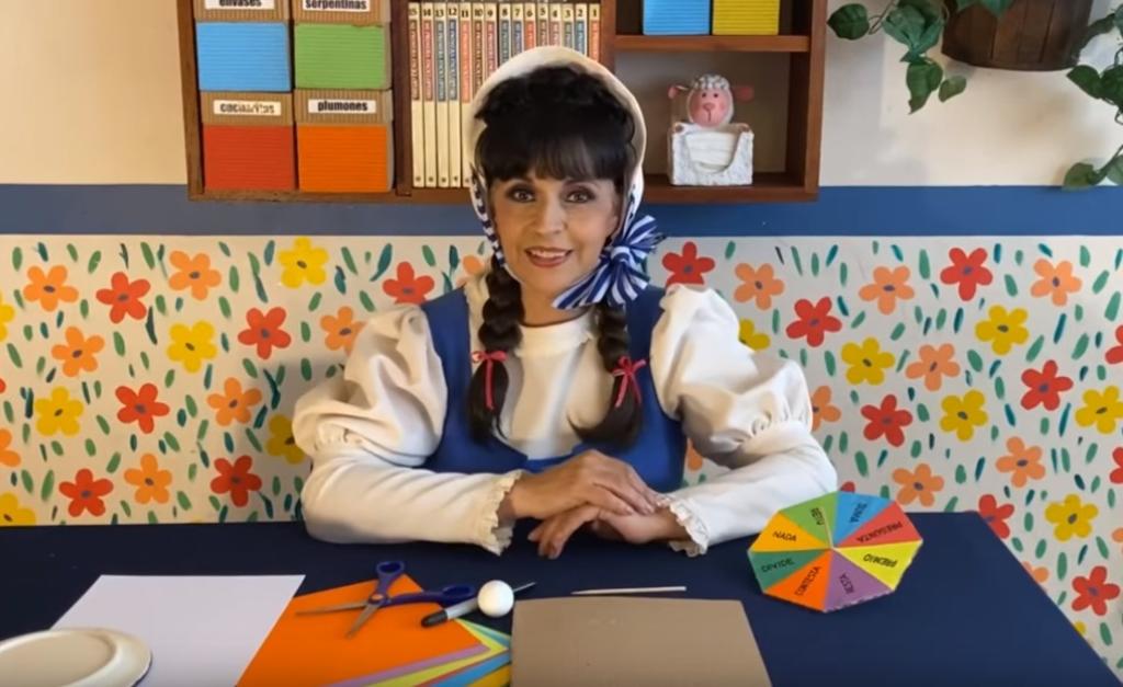 La pres infantil enseña ahora diversos trabajos manuales para niños, por medio de su canal en YouTube (CAPTURA)