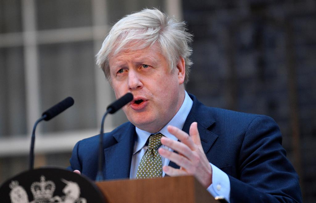 El primer ministro británico, Boris Johnson, fue trasladado a terapia intensiva para tratarlo por coronavirus. (ARCHIVO)