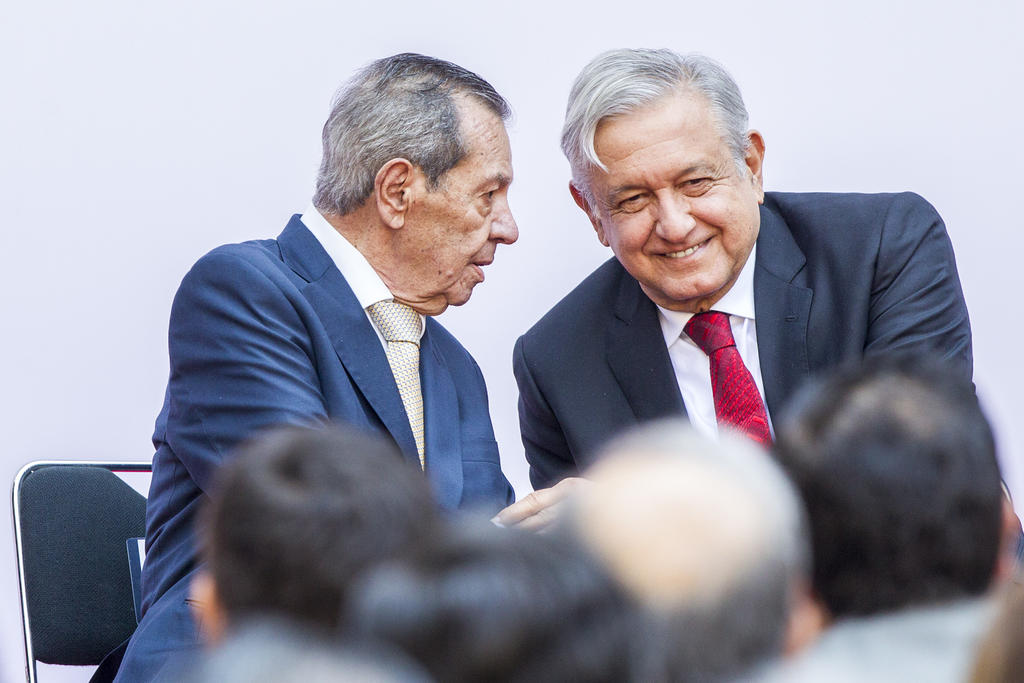 El diputado Porfirio Muñoz Ledo respondió al presidente Andrés Manuel López Obrador “cada quien sus crisis”, luego de que hace días declaró que la pandemia de COVID-19 “nos vino como anillo al dedo”. (ARCHIVO)