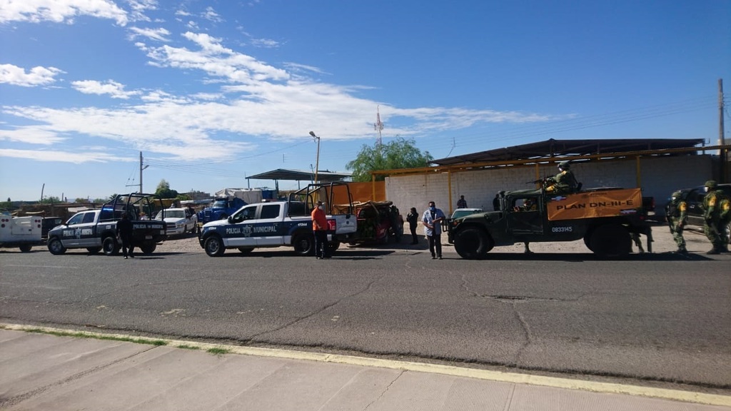 En el operativo para exhortar al resguardo participan Salud Municipal, la Guardia Nacional y Protección Civil. (EL SIGLO DE TORREÓN) 