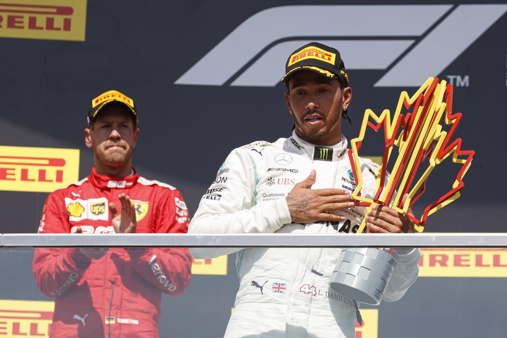 El año pasado, Lewis Hamilton venció a Sebastian Vettel debido a un castigo.