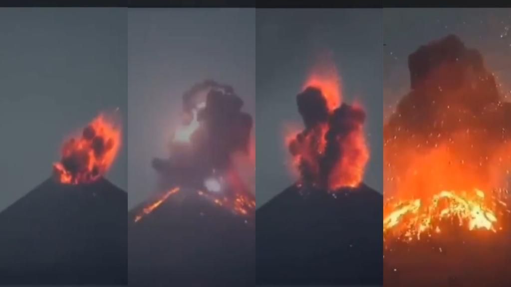 Anak Krakatau arrojó una columna de ceniza a 500 metros de altura en su mayor erupción desde que un colapso explosivo en la isla causó un letal tsunami en 2018. (ESPECIAL)