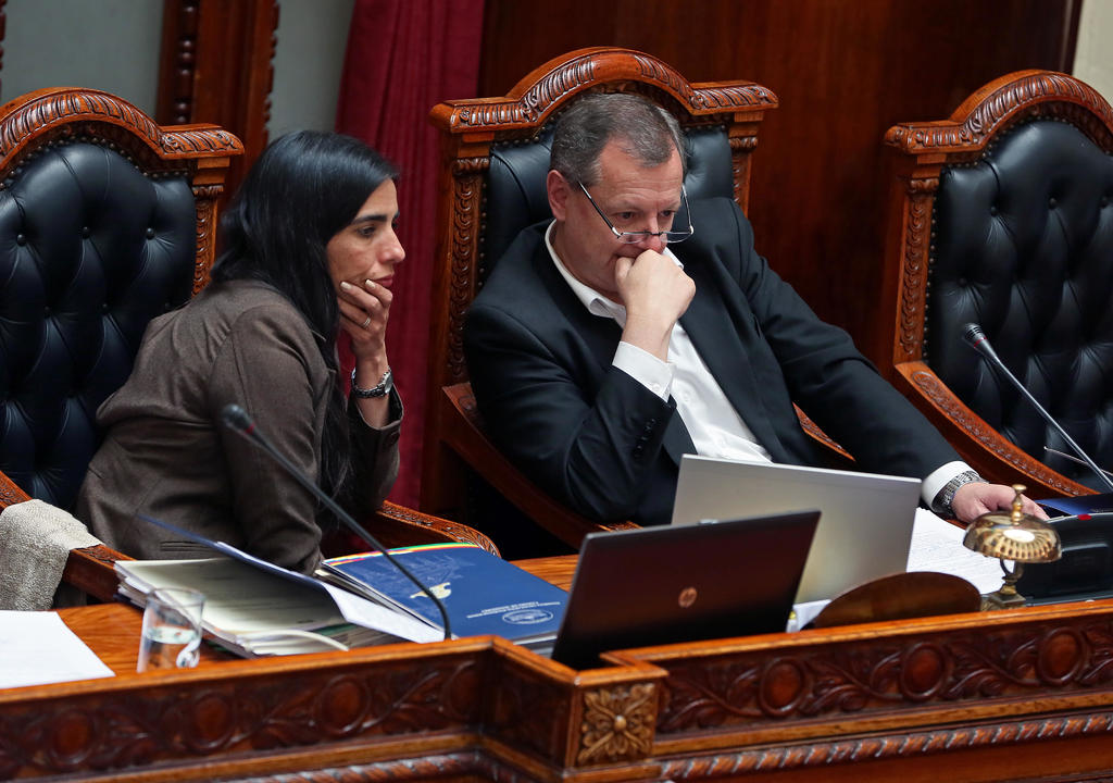 La Cámara de Diputados de Bolivia celebra este viernes la primera sesión de su historia con parte de los legisladores participando de forma virtual, por la cuarentena en el país ante la pandemia por el coronavirus. (ARCHIVO) 