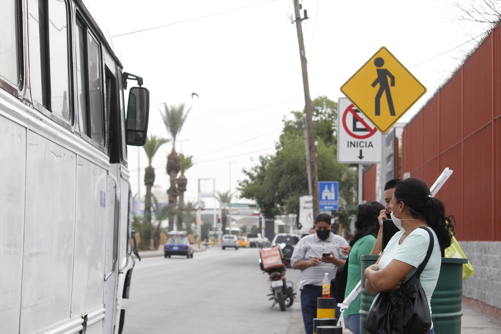 Hasta ayer sábado, la cifra de afluencia de pasajeros en la ciudad de Torreón era de un 56 por ciento, según Movilidad Urbana. (EL SIGLO DE TORREÓN)
