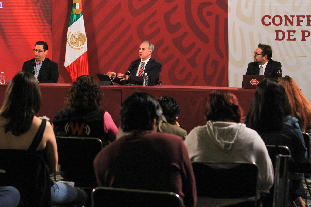 Las autoridades federales de Salud ofrecieron, como cada día, una conferencia de prensa para informar a la población sobre la pandemia de la enfermedad COVID-19, causada por el coronavirus SARS-CoV-2, en México. (NOTIMEX)