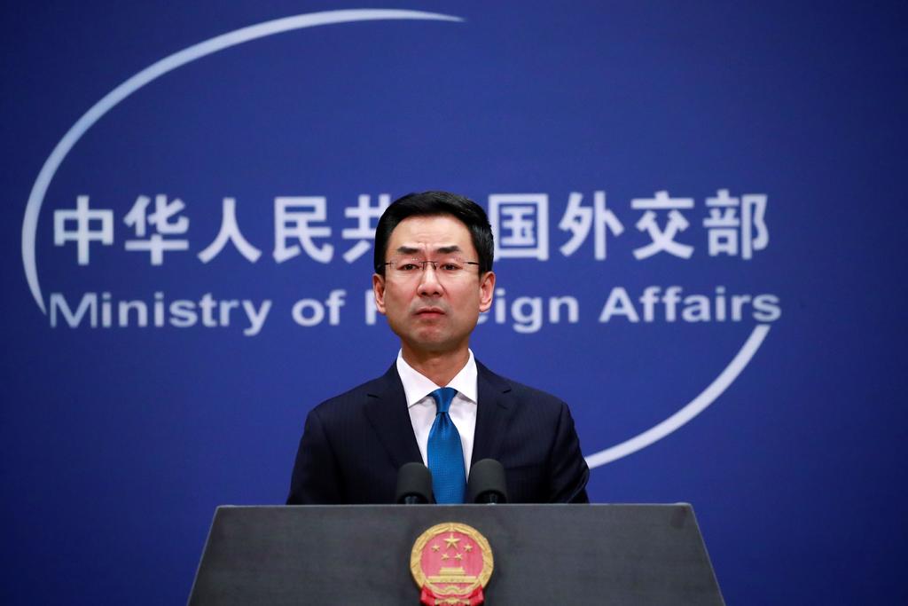 El ministro de Relaciones Exteriores de China, Geng Shuang, afirmó hoy que no existe interés por parte del gobierno chino de interferir en las elecciones presidenciales de Estados Unidos. (ARCHIVO) 