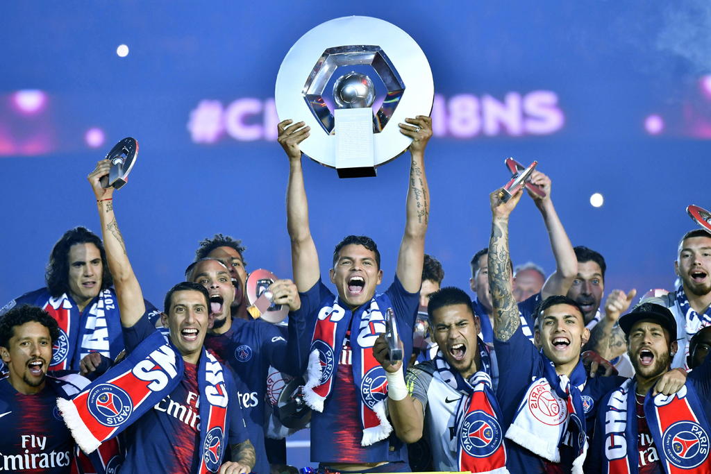 Paris Saint-Germain fue proclamado el jueves campeón de la liga francesa. (ARCHIVO)