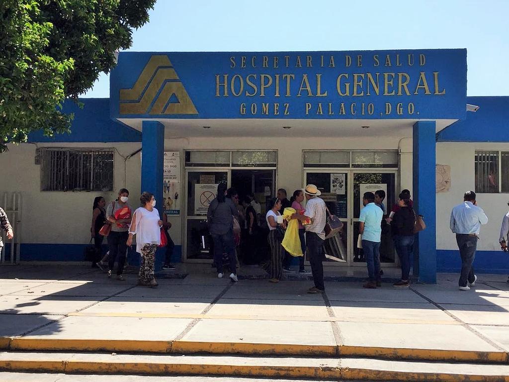 Los heridos fueron trasladados a las instalaciones del Hospital General de Gómez Palacio para su atención médica. (ARCHIVO)