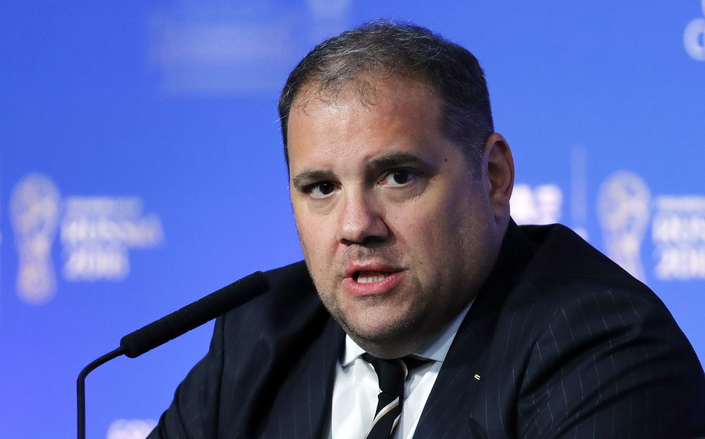 Victor Montaglian, presidente de Concacaf y vicepresidente de FIFA. (ARCHIVO)