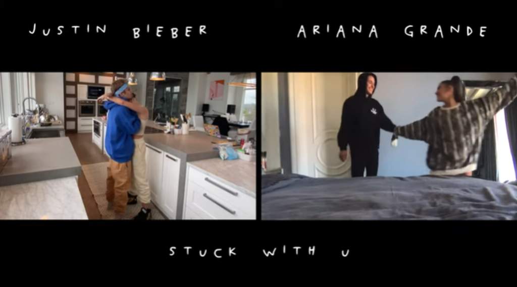Stuck with you es el tema que Justin Bieber y Ariana Grande lanzaron en conjunto hace unas horas. (ESPECIAL)