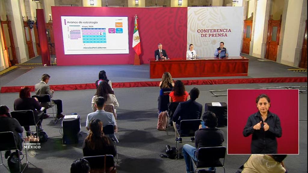 Las autoridades federales de Salud ofrecieron, como cada día, una conferencia de prensa para informar a la población sobre la pandemia de la enfermedad COVID-19, causada por el coronavirus SARS-CoV-2, en México. (ESPECIAL)