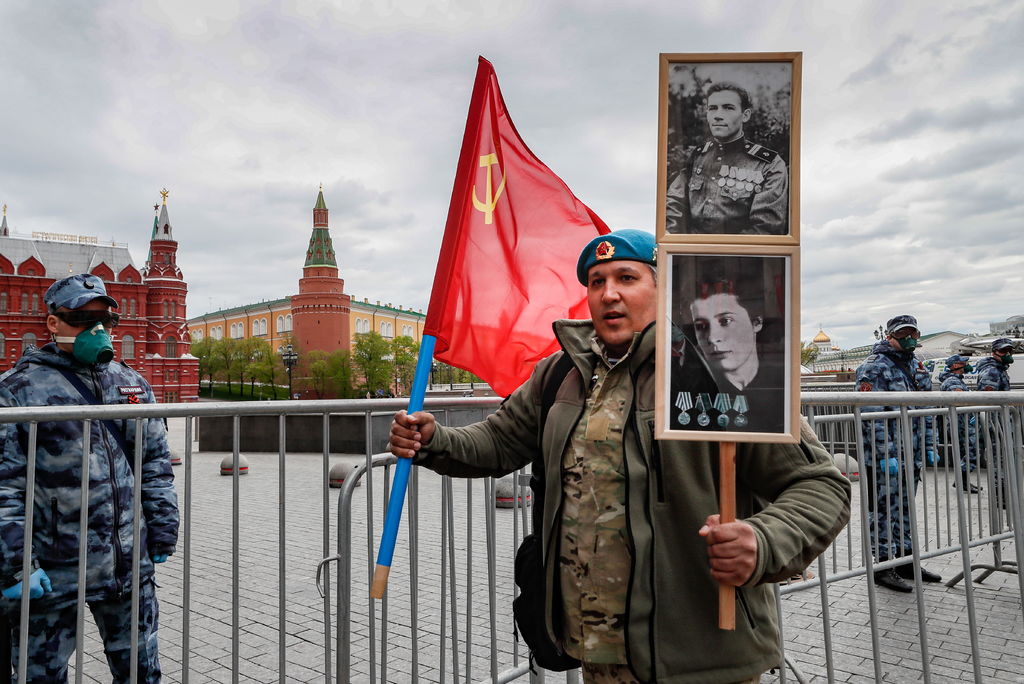 Por primera vez desde 1995, Moscú no fue escenario de una parada militar. (EFE) 
