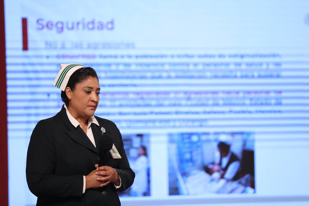 La titular de la División de Programas de Enfermería del IMSS, la maestra Fabiana Zepeda Arias, también conocida como 'Jefa Fabiana', dio positivo a COVID-19. (ARCHIVO)
