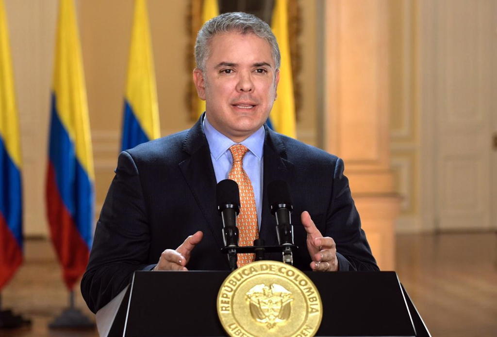 El presidente de Colombia, Iván Duque, declaró hoy que la situación de la pandemia por COVID-19 en Venezuela es “una bomba de tiempo”, por la “precaria situación de unidades de cuidados intensivos y la poca certeza de contagios y decesos”. (ARCHIVO)