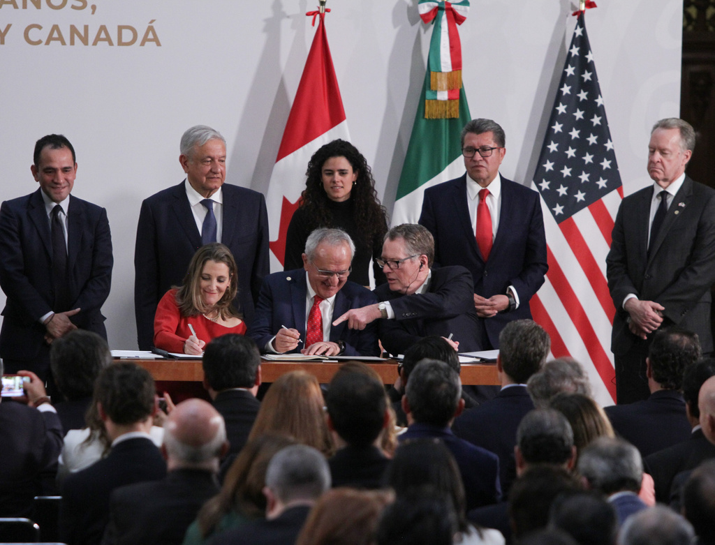 La entrada en vigor del tratado comercial entre México, Estados Unidos y Canadá (T-MEC) ocurrirá el próximo 1 de julio. (AGENCIAS) 