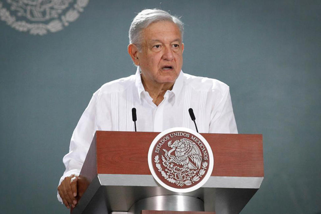 López Obrador pidió a la población quedarse en casa porque la pandemia de COVID-19 sigue avanzando en el país a pesar de que las autoridades anunciaron esta semana el inicio de la 'nueva normalidad'. (EL UNIVERSAL)