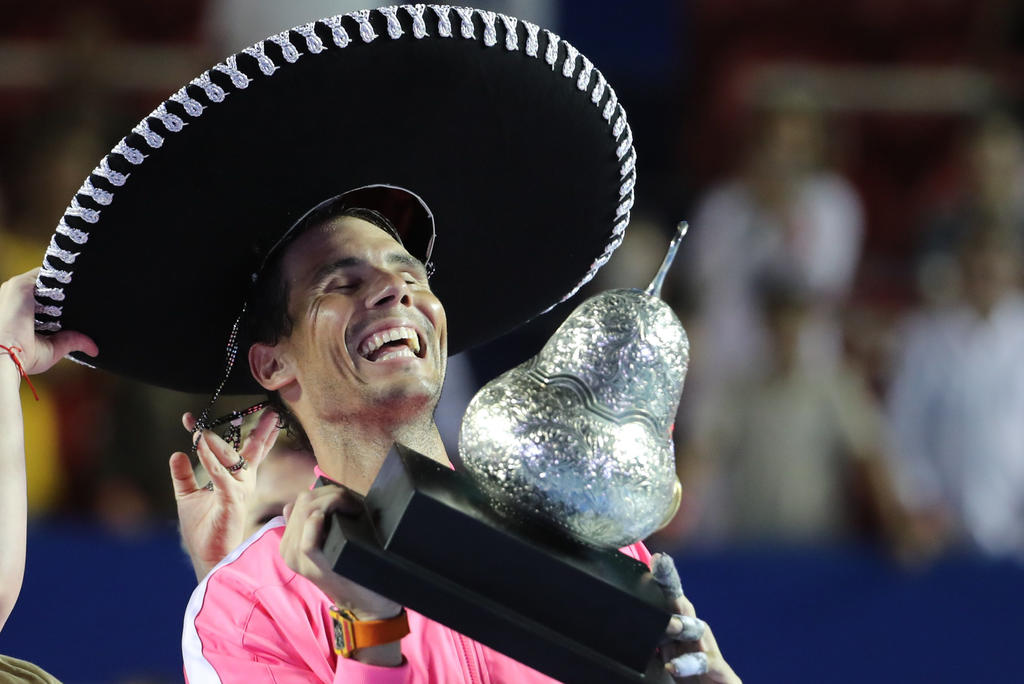 Rafael Nadal es muy querido por la afición mexicana, pues, además de ser uno de los mejores tenistas de la historia. (ARCHIVO)