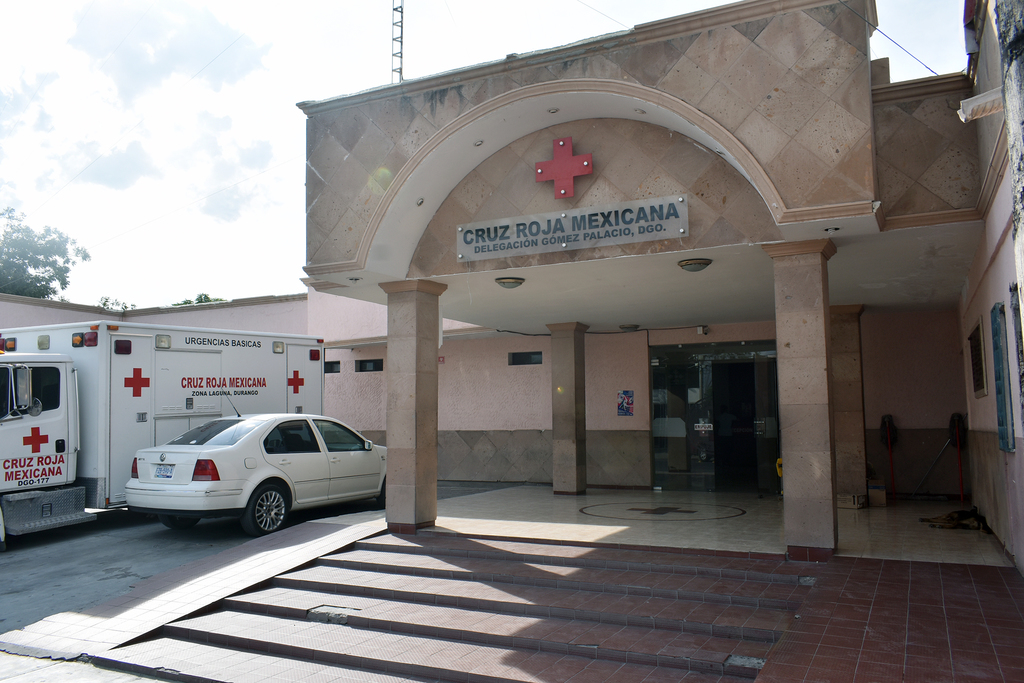 Los trabajadores de la delegación de la Cruz Roja en Gómez Palacio contagiados de COVID-19 fueron enviados a aislamiento. (EL SIGLO DE TORREÓN)