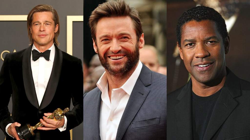 Brad Pitt, Hugh Jackman y Denzel Washington, tienen en común haber abandonado sus carreras como futuros periodistas si bien ninguno llegó a ejercer dentro de los medios de comunicación. (ESPECIAL) 