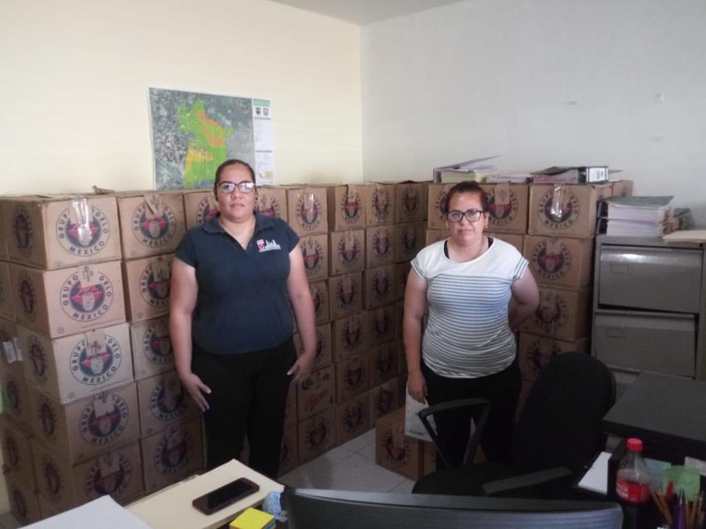 Karime Gutiérrez Vega asegura que el producto decomisado de cerveza se resguarda en Dirección de Seguridad Pública de Matamoros. (PRIMITIVO GONZÁLEZ)