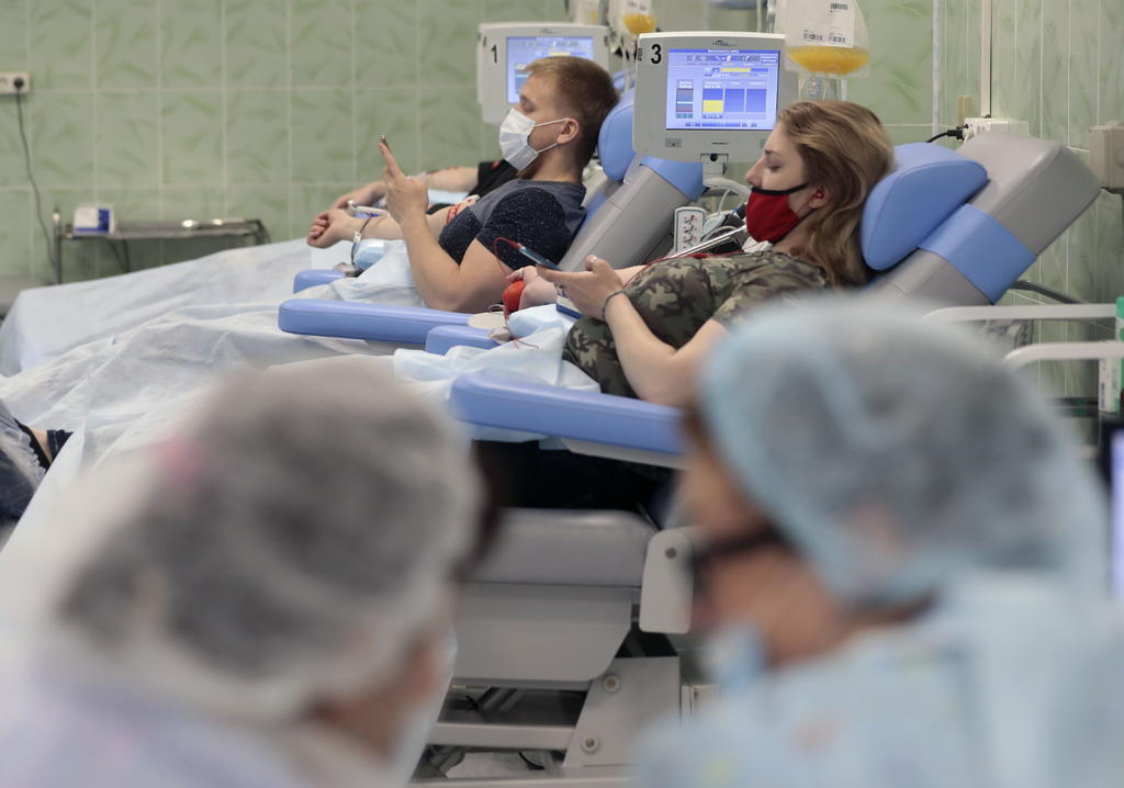 En total, Rusia acumula 553,301 casos diagnosticados, de los cuales fallecieron 7,487 pacientes y 304,342 fueron dados de alta. (ARCHIVO)
