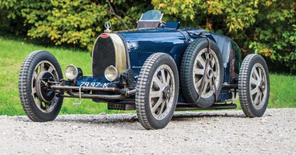 4 Ruedas de aleación, Bugatti Type 35 (1924). (ESPECIAL) 