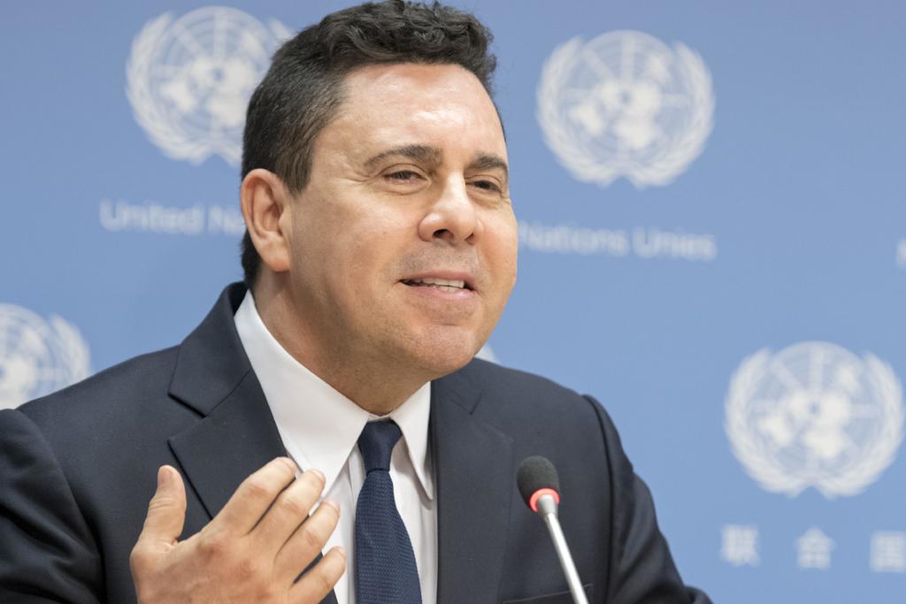 El embajador venezolano ante la ONU, Samuel Moncada (foto), pidió a Guterres que redoble esfuerzos para que su país pueda pagar. (ARCHIVO) 