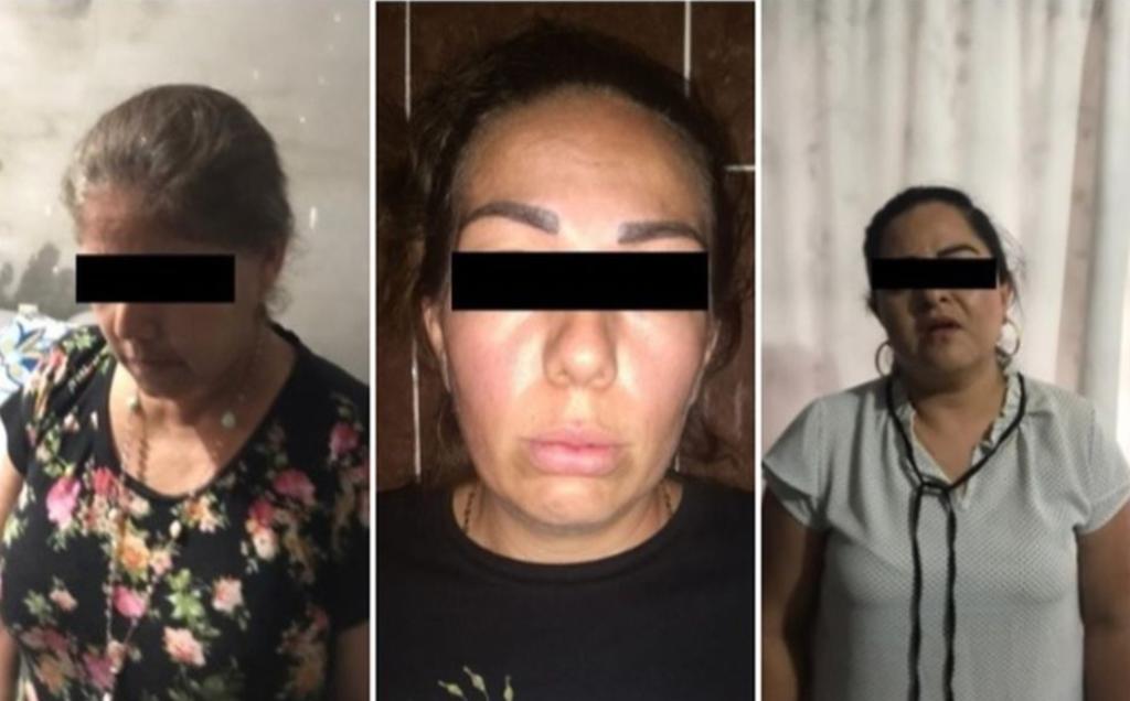 Los tres familiares de 'El Marro' fueron detenidas en un operativo en Guanajuato el pasado fin de semana y son señaladas de ser operadoras financieras de la organización delictiva. (ESPECIAL)