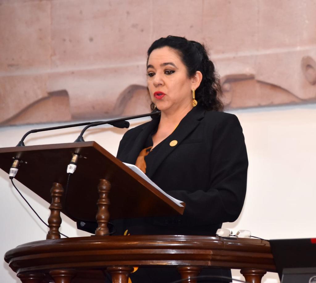 El punto de acuerdo fue presentado por los diputados del Partido Acción Nacional, en voz de la legisladora Rosa Nilda González Noriega. (ARCHIVO)