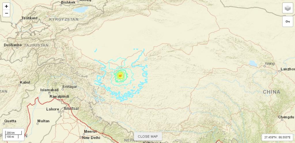 El USGS señaló que el temblor se detectó a las 21:05 GMT del jueves y que su epicentro se situó unos 275 kilómetros al sureste de Hotan, con una población de unas 114,000 personas, y en el extremo noroeste de Tibet.
(ESPECIAL)