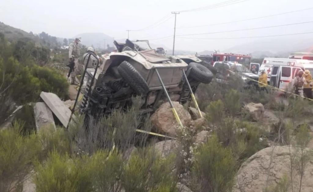 El titular de la Secretaría de la Defensa Nacional (Sedena), Luis Cresencio Sandoval González, lamentó la muerte de seis soldados del Segundo Regimiento de Caballería Motorizado, con sede en Ensenada, este jueves en un accidente automovilístico en Tijuana, Baja California. (TWITTER)