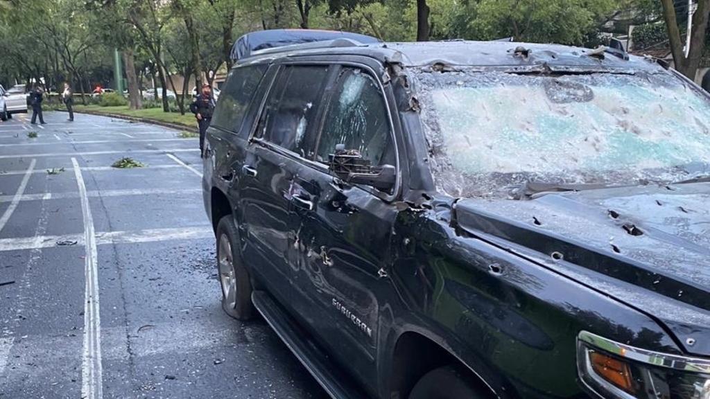 El grupo armado atacó al vehículo en el que viajaba García Harfuch, quien asumió el cargo en octubre del pasado.
(TWITTER)