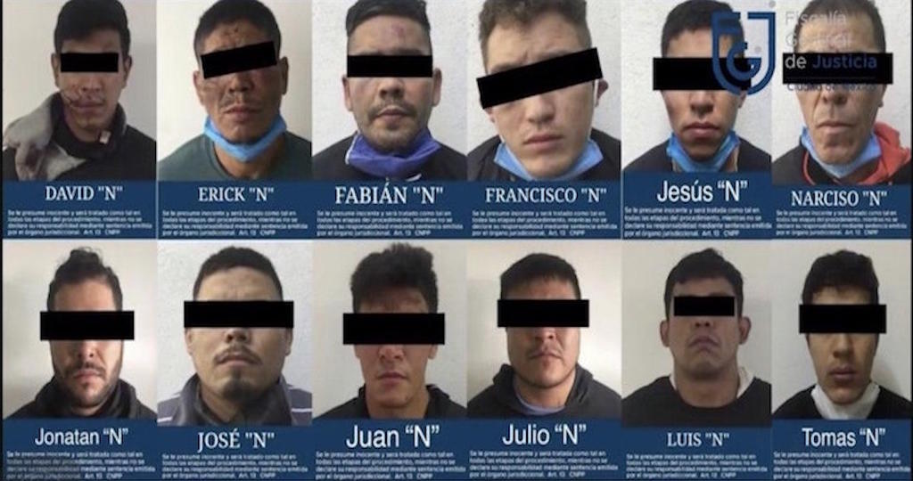La Fiscalía General de Justicia de la Ciudad de México confirmó la detención de 12 sujetos involucrados en el ataque contra Omar García Harfuch. (FOTO: FGJCDMX)