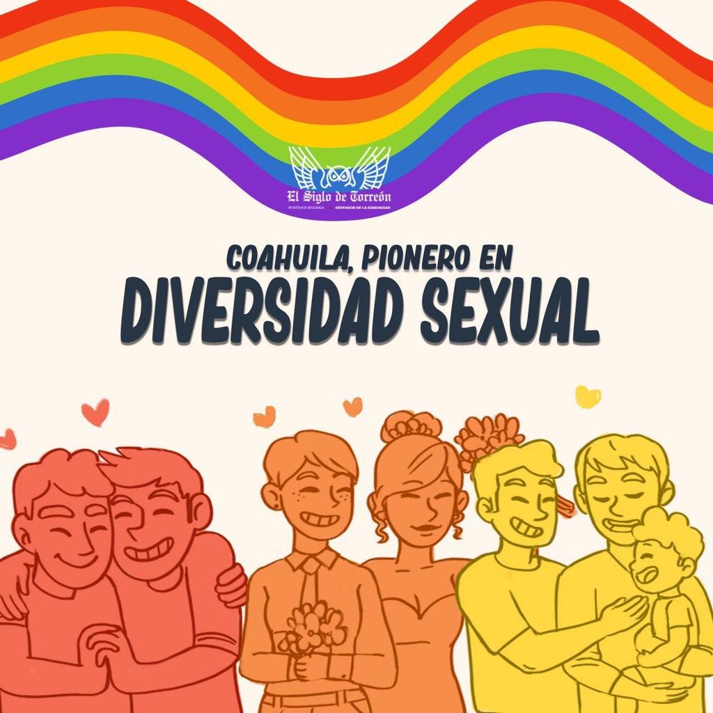 La comunidad diverso genérica en Coahuila ha sumado grandes triunfos legales en materia de reconocimientos de derechos como matrimonio igualitario, adopción de menores y la opción de cambio de género en el Registro Civil. (ILUSTRIACIÓN/ALEJANDRA MORALES)