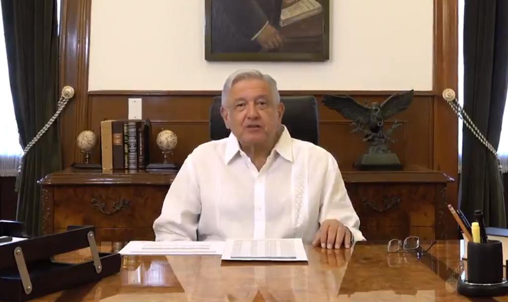 El presidente mexicano Andrés Manuel López Obrador declaro este domingo que el Tratado comercial entre México, Estados Unidos y Canadá (T-MEC) que entra en vigor el próximo miércoles, ayudará mucho en la recuperación de la economía de este país. (ARCHIVO)