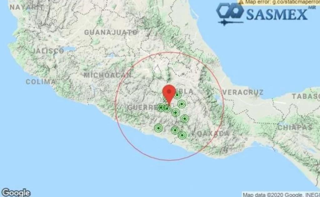 El SASMEX reportó que a las 23:06 horas de ayer lunes detectó un sismo en 10 sensores el cual no ameritó aviso de alerta sísmica.
(TWITTER)