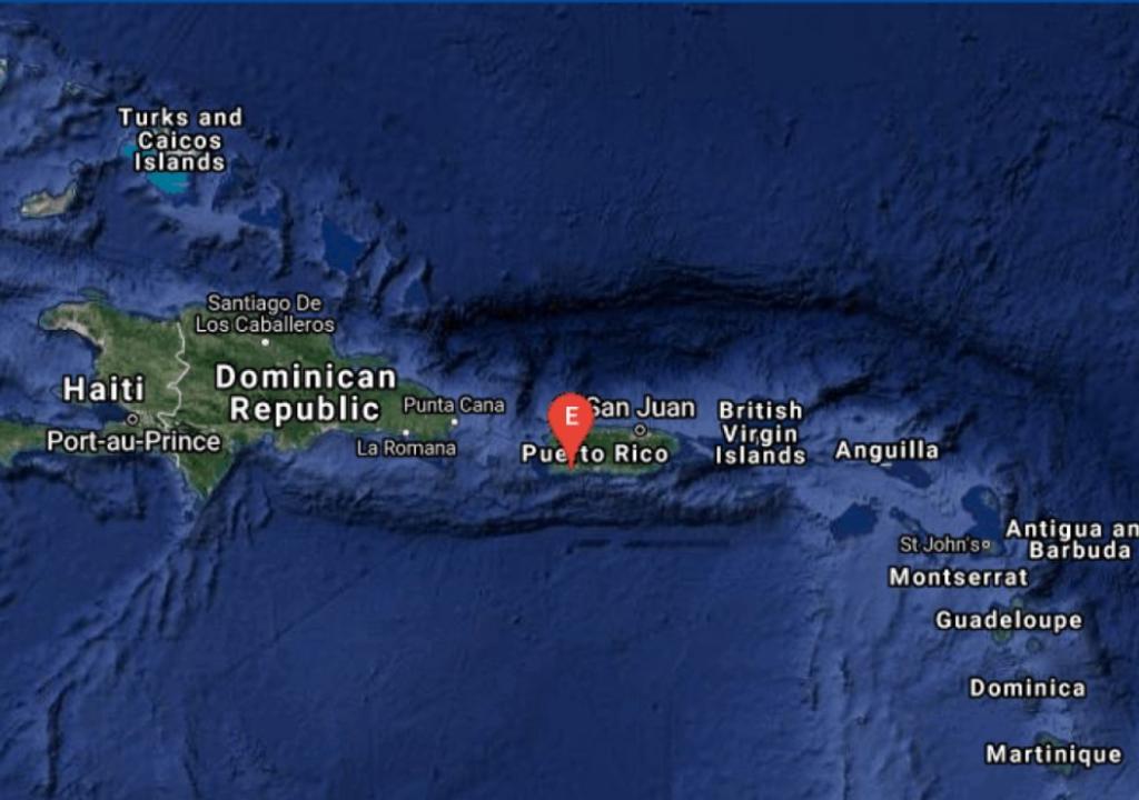 La Red Sísmica de Puerto Rico detalló que el sismo se registró a las 09:54 hora local (13:54 GMT) en la zona sur de Puerto Rico.
(TWITTER)