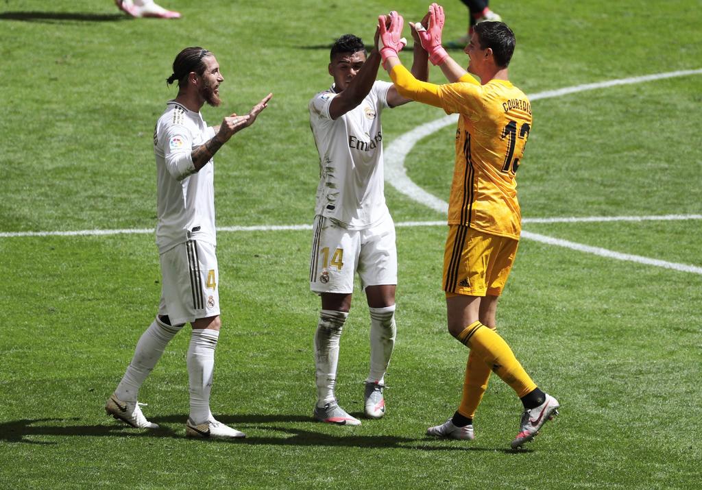 Ramos firmó su quinto gol desde la reanudación y el Real Madrid derrotó el domingo 1-0 al Athletic Bilbao. (EFE)