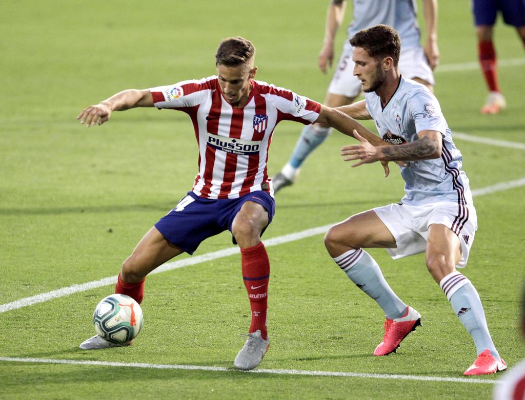Atlético de Madrid y Celta de Vigo repartieron unidades empatando a un gol por bando. (ARCHIVO)